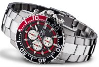 FIREFOX Chronograph ZION FFS17-102 schwarz/rot - Aussteller!