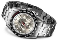 FIREFOX THE MACHINE Herrenuhr Chronograph FFS21-104 silber - Aussteller!