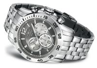 FIREFOX HOUND DOG Edelstahl Chronograph FFS210-104 titangrau