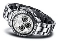 FIREFOX Chronograph FFS15-101 wei� - Aussteller!